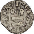 CRUSADER STATES BI Denier tournois n.d. (1245-1278) Principality of Achaea - William II of Villehardouin TTB
