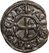 CRUSADER STATES BI Denier tournois n.d. (before 1306?) Despotate of Epirus - Philip of Taranto (1294-1313) TTB