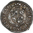 ENGLAND AR Threepence n.d. (1638-1642) Charles I TTB/TTB+