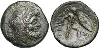 ANCIENT ITALY Æ Reduced Uncia Bruttium - The Brettian League -