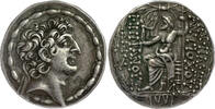 SELEUCID EMPIRE AR Tetradrachm Seleucis and Pieria - Antiochos VIII Epiphanes (Grypos) -