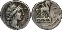 ROMAN REPUBLIC AR Denarius Aemilia - Mn. Aemilius Lepidus - Rome Mint -