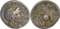 ROMAN REPUBLIC AR Denarius Cornelia - Cn. Cornelius Lentulus Marcellinus, Quaestor - military mint in Spain -