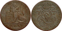 BELGIUM 5 Centimes Kingdom - Leopold I - engraver’s initial with point - struck on a heavy flan -