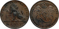 BELGIUM 5 Centimes Kingdom - Leopold I - engraver’s initial with point - broad 0 in date -