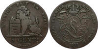 BELGIUM 5 Centimes Kingdom - Leopold I - Brussels Mint - second 1 over 4 -