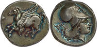 ANCIENT GREECE AR Stater Corinthia - Isthmos - Period 5, Series II - with provenance -