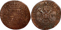 SPANISH NETHERLANDS Jeton or Rekenpenning Duchy of Brabant - Charles II - Bureau des Finances - Antwerp Mint -