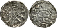 FEUDAL LOW COUNTRIES AR Petit Denier or Maille Flanders - Philip I of Alsace & Joan of Constantinople -