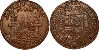 SPANISH NETHERLANDS Jeton or Rekenpenning Accession of Charles II - Antwerp Mint -