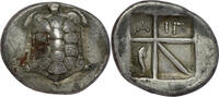 ANCIENT GREECE AR Stater Islands off Attica - Aegina - Late Classical period - with provenance -