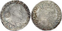 SPANISH NETHERLANDS 1/5 Philipsdaalder States in Revolt - with countermark for Holland -