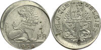 BELGIUM 1 Franc Leopold III - MINT ERROR / MISSLAG -