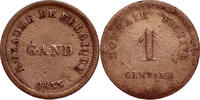 BELGIUM 1 Centime Leopold I - Staatsgevangisgeld / State prison money -