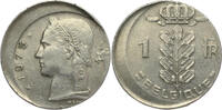 BELGIUM 1 Franc Boudewijn / Baudouin I - MINT ERROR / MISSLAG -