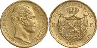 BELGIUM 10 Francs 1850 Leopold I stgl- 3500,00 EUR prix TTCenvoi gratuit