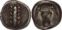ANCIENT GREECE AR Triobol (1/6 Nomos or Stater) Lucania - Metapontion -