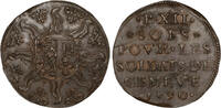SWITZERLAND 12 Sols (Florin) Republic & Canton of Geneva - Genevan-Savoyard War -