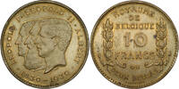 BELGIUM 10 Francs - Deux Belgas ESSAI / PATTERN Albert I -