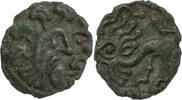 GALLIA BELGICA AE Bronze “au Lion” Bellovaci - area of Beauvais -