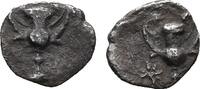 Southern Apulia, Tarentum Obol Southern Apulia, Tarentum, c. 280-228 BC. AR Obol -