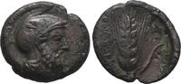 Southern Lucania, Metapontion Southern Lucania, Metapontion, c. 400-340 BC. Æ Very Rare -