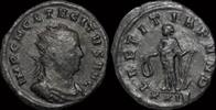 Roman antoninianus Tacitus billon antoninianus Laetitia standing left. -