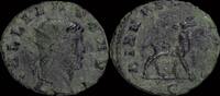 Roman antoninianus Gallienus billon antoninianus antelope standing right -