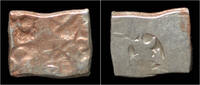 Maurya drachm Mauryan Empire Samprati AR drachm -