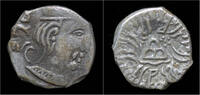 India drachm India Western Satraps King Rudrasena III AR drachm -