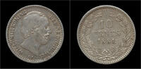 Netherlands 10 cent Netherlands Willem III 10 cent 1881 -