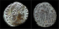 Roman AE15 Constantius II follis -