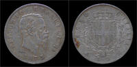 Italy 5 lire Italy Vittorio Emanuele II 5 lire 1873M -