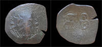 Byzantine aspron trachy Isaac II Angelus billon aspron trachy -