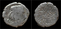 India drachm India Western Satraps King Visvasimha III AR drachm -