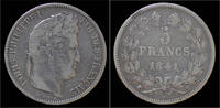 France 5 franc France Louis Philippe 5 franc 1841W -