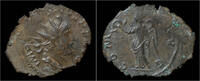 Roman antoninianus Tetricus I billon antoninianus Victory standing left -