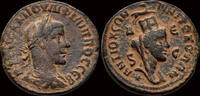 Seleucis and Pieria 8 assaria Seleucis and Pieria Antioch Philip II AE 8 Assaria Tyche -