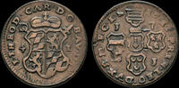 Liege 4 liards Southern Netherlands Liege Johann Theodor von Bayern 4 liards 1751 -