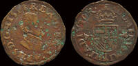 Southern Netherlands dubbele korte Southern Netherlands Brabant Filips II dubbele korte -