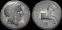 Ionia chalkous Ionia Colophon AE chalkous horse forepart right -