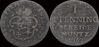 Paderborn Bistum pfennig Germany Paderborn Bistum Wilhelm Anton von Asseburg 1 pfennig 1767 -