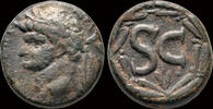 Seleucia and Pieria AE As Seleucis and Pieria Antioch Domitian AE As S C in laurel wreath -