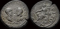 Moesia Inferior pentassarion Moesia Inferior Odessus Gordian III and Tranquillina AE pentassarion Tyche -