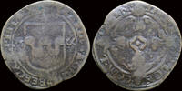 Liege brûlé Southern Netherlands Liege Gerard van Groesbeek brûlé van 6 sols 1566 -