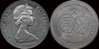 Isle of Man crown Isle of Man 1 crown 1981 Royal wedding -