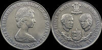 Guernsey 25 pence Guernsey 25 pence 1981 Prince Charles and Lady Diana -