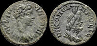 Moesia Inferior AE assarion Moesia Inferior Nicopolis ad Istrum Caracalla AE assarion bust of Serapis right -