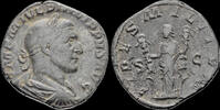 Roman sestertius Philip I AE sestertius Fides standing front -