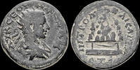 Cappadocia AE26 Cappadocia Caesarea Severus Alexander AE26 mount Argaeus on altar -